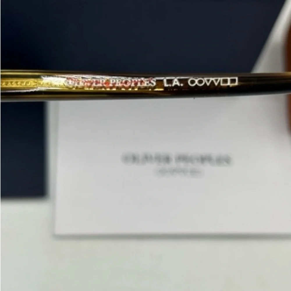 Unisex Gucci, Oliver Peoples Gregory Peck collaboration, eyeglasses made Italy